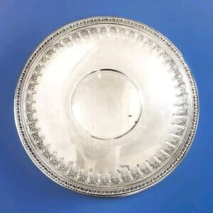 Vintage Reed & Barton 1202 Riviera Silver Plate Charger 10.25in